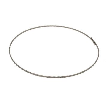 OASIS® wire ring made of corrugated flat wire, grey, Ø7.1"/18cm