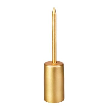 LISANDRE metal candle holder for taper candles, approx. Ø2.2cm, antique gold, 11cm, Ø2.3cm LISANDRE metal candle holder for taper candles, approx. Ø2.2cm, antique gold, 11cm, Ø2.3cm