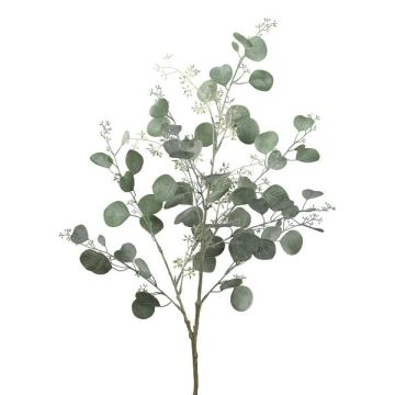 Decorative branch Eucalyptus VROSTI with flowers, grey-green, 33"/85cm Decorative branch Eucalyptus VROSTI with flowers, grey-green, 33"/85cm