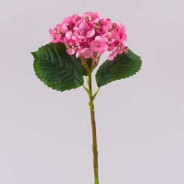 Faux hydrangea MYNMAR, pink, 14"/35cm, Ø5.5"/14cm