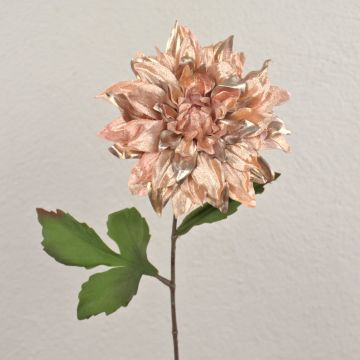 Velvet artificial dahlia ‘MINBU’, rosé, 60 cm, Ø17 cm Velvet artificial dahlia ‘MINBU’, rosé, 60 cm, Ø17 cm