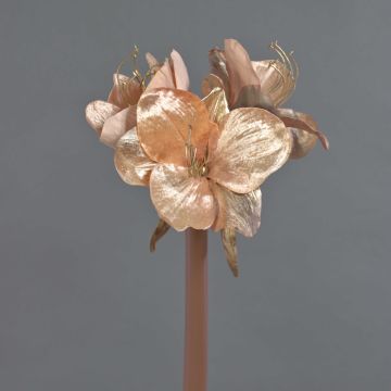 Velvet amaryllis decorative flower KIRSTY, rosé, 70cm, Ø13–15cm Velvet amaryllis decorative flower KIRSTY, rosé, 70cm, Ø13–15cm