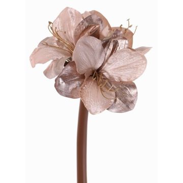 Velvet Amaryllis decorative flower KIRSTY, light purple, 28"/70cm, Ø5.1"-5.9"/13-15cm Velvet Amaryllis decorative flower KIRSTY, light purple, 28"/70cm, Ø5.1"-5.9"/13-15cm