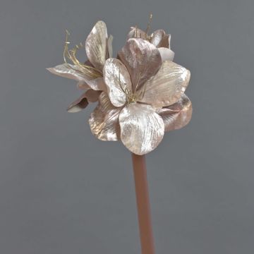 Velvet Amaryllis decorative flower KIRSTY, light lilac, 70cm, Ø13–15cm Velvet Amaryllis decorative flower KIRSTY, light lilac, 70cm, Ø13–15cm