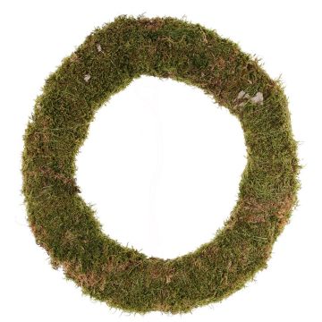 Natural moss wreath DIOTIMA, green, Ø38cm
