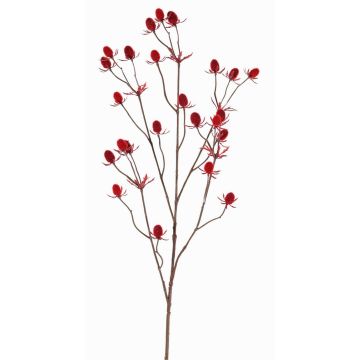 Plastic noble thistle LOUKAS, red, 28"/70cm, Ø0.4"-0.6"/1-1.5cm Plastic noble thistle LOUKAS, red, 28"/70cm, Ø0.4"-0.6"/1-1.5cm