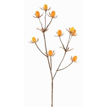 Plastic noble thistle LOUKAS, yellow-orange, 18"/45cm, Ø0.4"-0.6"/1-1.5cm Plastic noble thistle LOUKAS, yellow-orange, 18"/45cm, Ø0.4"-0.6"/1-1.5cm