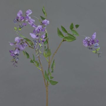 Artificial wisteria branch SOULA with flowers, purple, 80 cm, Ø 7–8 cm Artificial wisteria branch SOULA with flowers, purple, 80 cm, Ø 7–8 cm