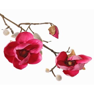 KOSTAS decorative magnolia branch, hot pink, 55 cm, Ø 6–8 cm KOSTAS decorative magnolia branch, hot pink, 55 cm, Ø 6–8 cm