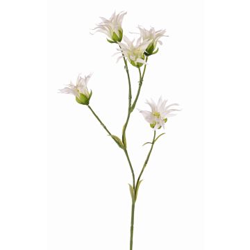 Artificial Japanese carnation KASTALIA, cream, 65 cm, Ø 4–5 cm