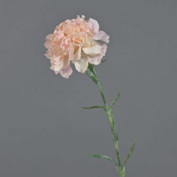 Artificial carnation NIRUSHA, pink-cream, 65cm, Ø9cm