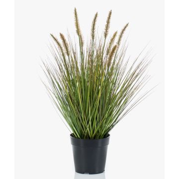 Artificial plant: feather grass YWAIN with panicles, beige-green, 60cm Artificial plant: feather grass YWAIN with panicles, beige-green, 60cm