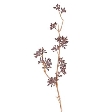 Artificial eucalyptus branch SOHA with berries, brown, 60cm Artificial eucalyptus branch SOHA with berries, brown, 60cm
