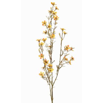Artificial wax flower NIANG, yellow-orange, 31"/80cm, Ø0.6"-1"/1.5-2.5cm Artificial wax flower NIANG, yellow-orange, 31"/80cm, Ø0.6"-1"/1.5-2.5cm