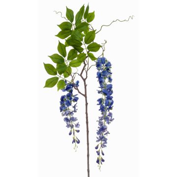 Large artificial wisteria branch NISSRINE with flowers, blue, 5ft/145cm Large artificial wisteria branch NISSRINE with flowers, blue, 5ft/145cm