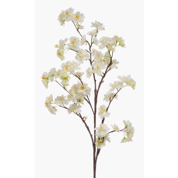 Large artificial cherry blossom branch GIMA with blossoms, cream-yellow, 120cm Large artificial cherry blossom branch GIMA with blossoms, cream-yellow, 120cm