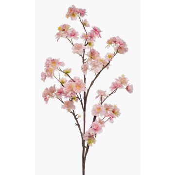 Large artificial cherry blossom branch GIMA with blossoms, pink, 120cm