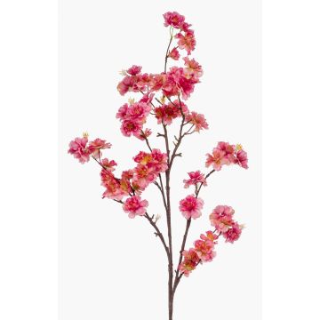 Large artificial cherry blossom branch GIMA with blossoms, hot pink, 120cm Large artificial cherry blossom branch GIMA with blossoms, hot pink, 120cm