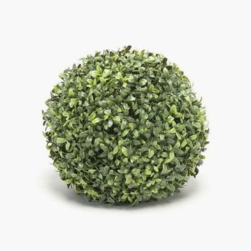 Artificial boxwood ball TOM, plastic mesh, crossdoor, Ø11"/27cm Artificial boxwood ball TOM, plastic mesh, crossdoor, Ø11"/27cm