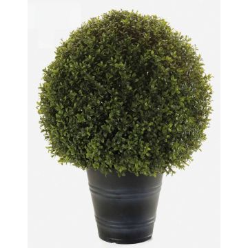 Faux boxwood TOM in a planter, crossdoor, 27"/68cm, Ø20"/50cm Faux boxwood TOM in a planter, crossdoor, 27"/68cm, Ø20"/50cm