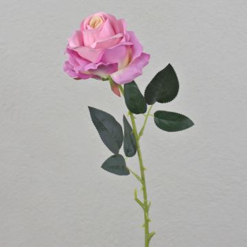 ELEAZAR artificial rose, hot pink, 65cm, Ø9cm