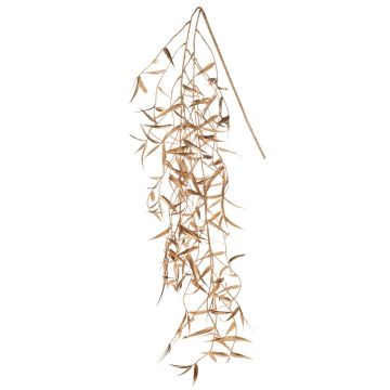 Artificial weeping willow branch DIMMI, hanging, glitter, gold, 100cm