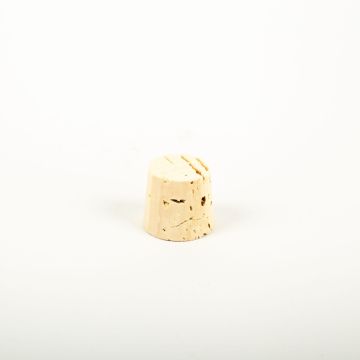 Pointed cork stopper ALMEDA made of natural cork, light-coloured, 0.8"/2cm, Ø0.8"/2/0.9"/2,3cm