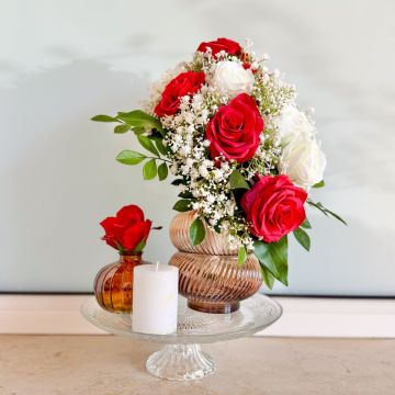 Sweet Roses – customised wedding bouquet – customer request from Ronald