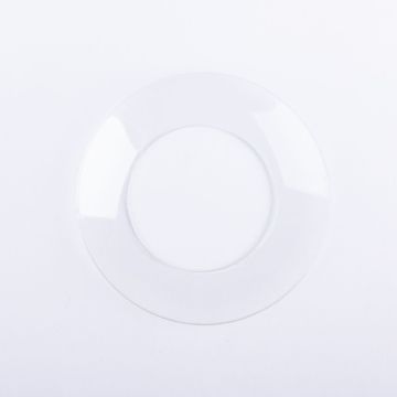 Drip catcher glass TURIBIO for candles up to Ø1.6"/4cm, clear, Ø2.7"/6,8cm