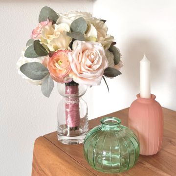 Personalised bridal bouquet Soft Romance – Customer request from Sabine