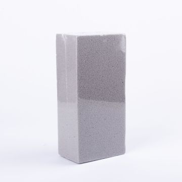 ®mosy Floral foam block BEBO for artificial flowers, in foil, grey, 9"x4.3"x3"/23x11x7,5cm