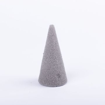 ®mosy Flower foam cone ZOILA for artificial flowers, grey, 4"/10cm, Ø2"/5cm