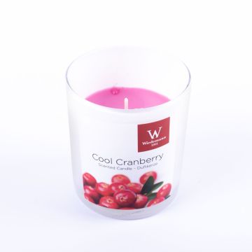 Scented candle ASTRID in glass, Cool Cranberry, pink, 3.1"/7,9cm, Ø2.8"/7,1cm, 28h Scented candle ASTRID in glass, Cool Cranberry, pink, 3.1"/7,9cm, Ø2.8"/7,1cm, 28h