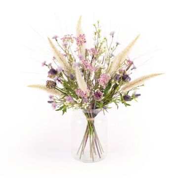 Decorative meadow bouquet LAVEA, blue-purple-pink, 26"/65cm, Ø16"/40cm Decorative meadow bouquet LAVEA, blue-purple-pink, 26"/65cm, Ø16"/40cm