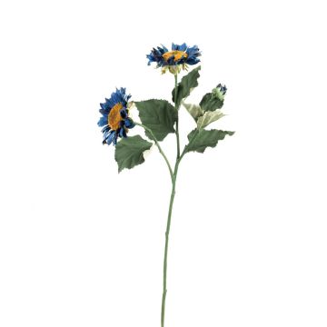 Fake branch of sunflower HAITALA, Eco Collection, royal blue, 26"/65cm, Ø3.5"-4"/9-10cm Fake branch of sunflower HAITALA, Eco Collection, royal blue, 26"/65cm, Ø3.5"-4"/9-10cm