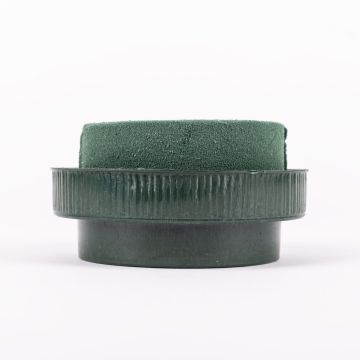 ®mosy ONORATA round wet floral foam bowl for flower arrangements, green, 5.5 cm, Ø 10 cm