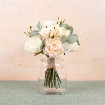 Rosy perfection - reproduction of Leonie's bridal bouquet