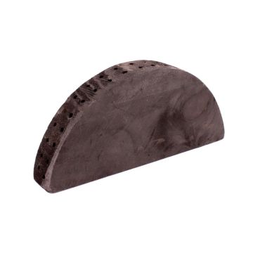 Decorative wooden stand MIKKEL for dried flowers, 40 holes, black, 10"x1.6"x4.3"/25x4x11cm