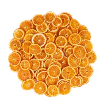 Decorative dried fruit Orange slices ELLIDA, orange, Ø1.6"-2.4"/4-6cm, 250g