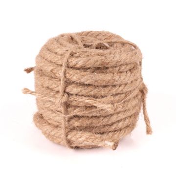 Jute cord KALF, natural, 9m, Ø0.4"/1cm Jute cord KALF, natural, 9m, Ø0.4"/1cm