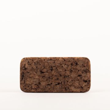 Rectangular agglomerated cork coaster MANARA, dark, 8"x4.7"x0.7"/20x12x1,8cm Rectangular agglomerated cork coaster MANARA, dark, 8"x4.7"x0.7"/20x12x1,8cm