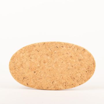 Oval agglomerated cork coaster MANARA, natural, 11"x6"x0.6"/29x16x1,5cm Oval agglomerated cork coaster MANARA, natural, 11"x6"x0.6"/29x16x1,5cm