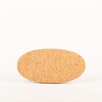 Oval agglomerated cork coaster MANARA, natural, 8"x3.9"x0.6"/20x10x1.5cm Oval agglomerated cork coaster MANARA, natural, 8"x3.9"x0.6"/20x10x1.5cm