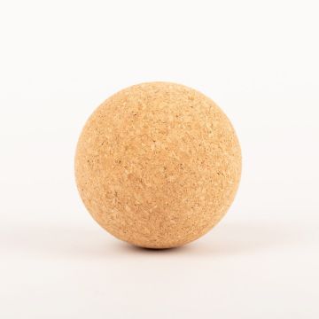 Cork ball MEDORA made of agglomerated cork, natural, Ø2.3"/5,8cm