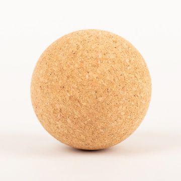 Cork ball MEDORA made of agglomerated cork, natural, Ø3.1"/8cm Cork ball MEDORA made of agglomerated cork, natural, Ø3.1"/8cm