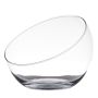 Decorative bowl NELLY EARTH made of glass, recycled, clear, 5.5"/14cm, Ø6.7"/17cm