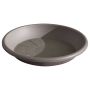 Round flowerpot coaster DONIKA made of plastic, with holes, taupe, 1.6"/4cm, Ø9"/22cm