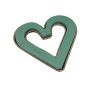 OASIS Florist sponge Open heart CRISTEL for fresh flowers, Bioline recycled paper tray, green, 18"x15"x2.2"/45x37x5,5cm