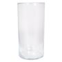 Glass cylinder vase SANYA OCEAN, transparent, 12"/30cm, Ø6"/15cm