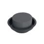 OASIS Black Ideal Wet florist sponge Cylinder LEJNA in plastic bowl, black, 2"/5cm, Ø4.7"/12cm